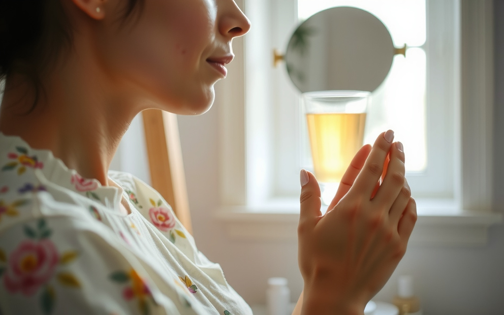 Gentle cleansing routine